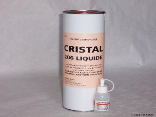 MASTIC GRANIDUR 206 TRANSPARENT LIQUIDE CRISTAL 840 ml + REACTIF (C20)