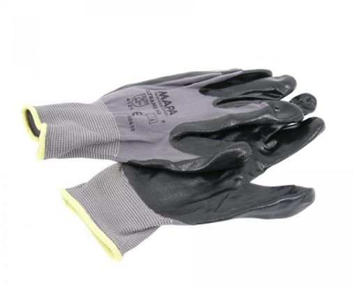Professional Dekton ultra grip nitrile enduit protection travail gants taille med 