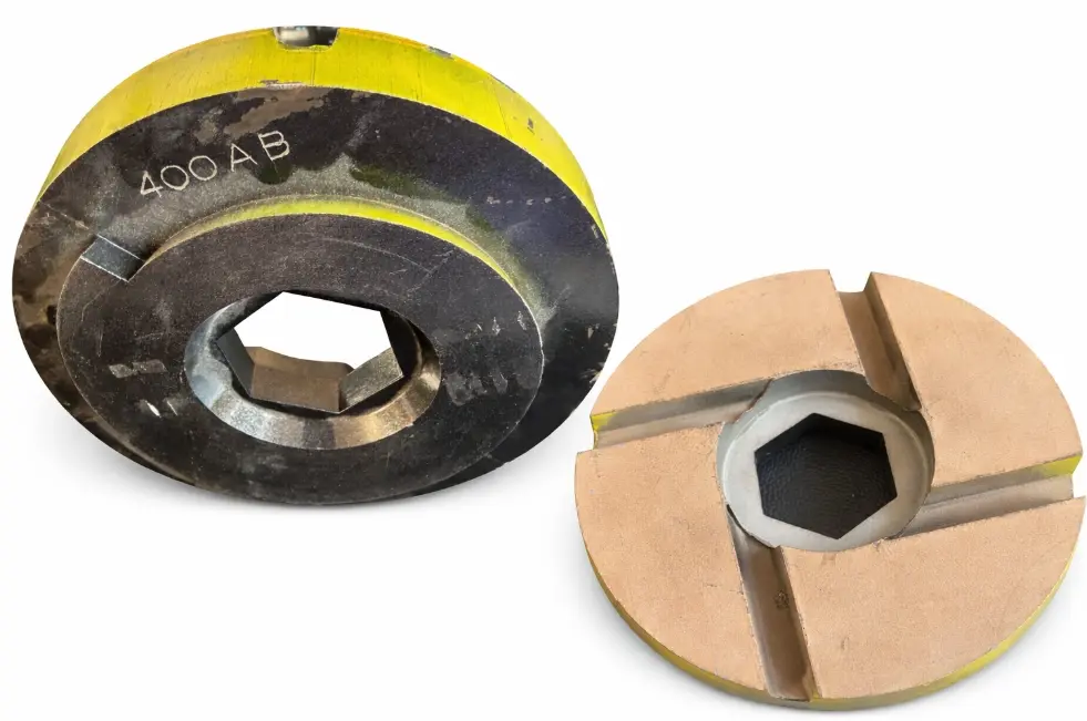 DESTOCKAGE / PLATEAU RESINE DIAMANT D125 GRAIN 400