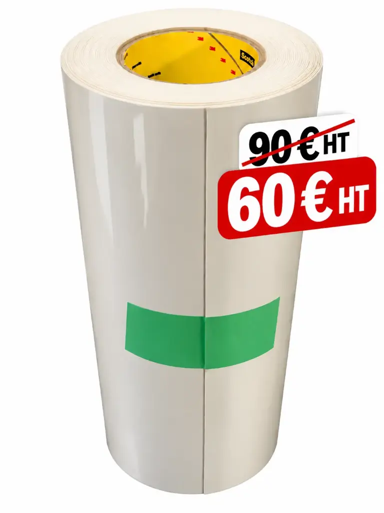 DESTOCKAGE / POCHOIR 3M COULEUR BEIGE SABLE LARGEUR 31,75CM X LONGUEUR 9,14M EPAISSEUR 0,28mm
