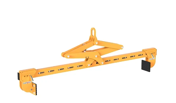 PINCE HORIZONTALE DE LEVAGE  POUR BLOC DE PIERRE 1500 KILOS OUVERTURE 280-2010mm 
