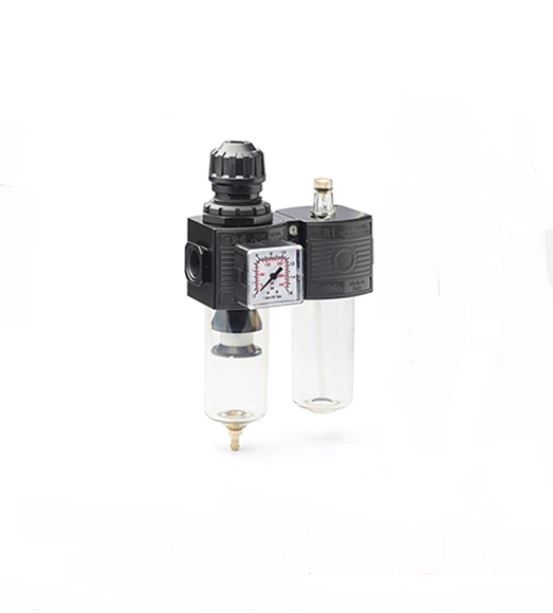 AIR COMPRIME / FILTRE REGULATEUR LUBRIFICATEUR 1/2'' AVEC MANO / 0 à 16 BARS