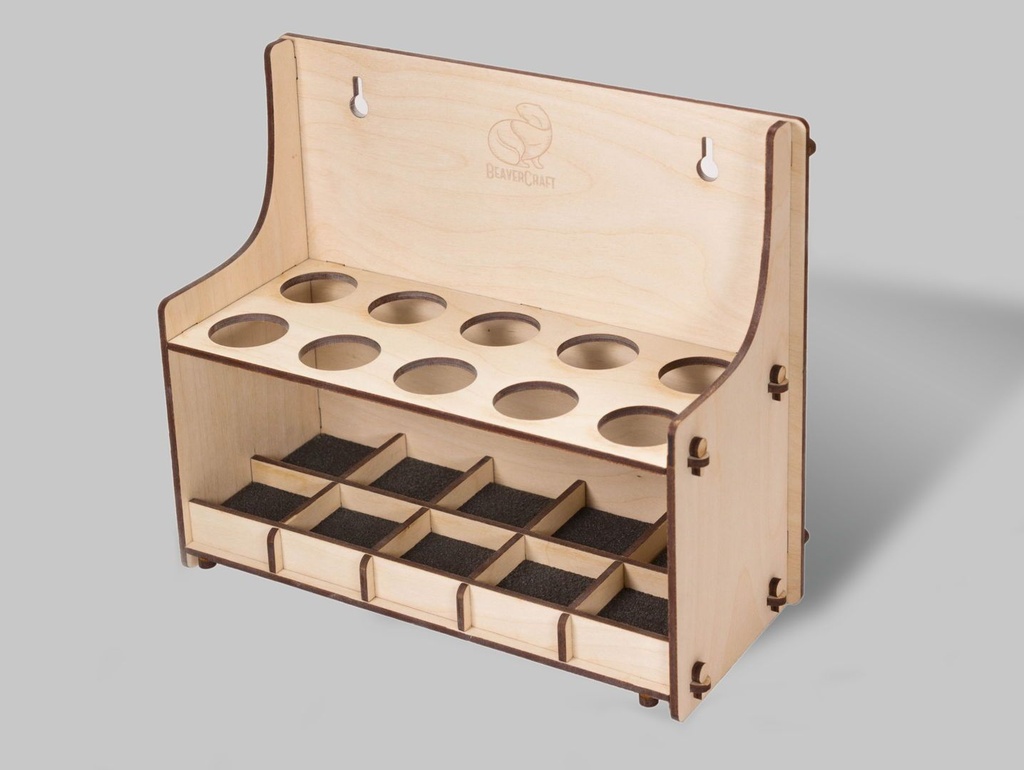 BOIS PAR BEAVERCRAFT / CAISSE DE RANGEMENT ET PORTE OUTILS 