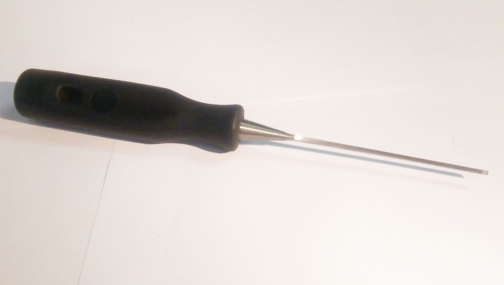 BOIS PAR STUBAI / CISEAU A BOIS MANCHE PLASTIQUE NOIR * 2 mm