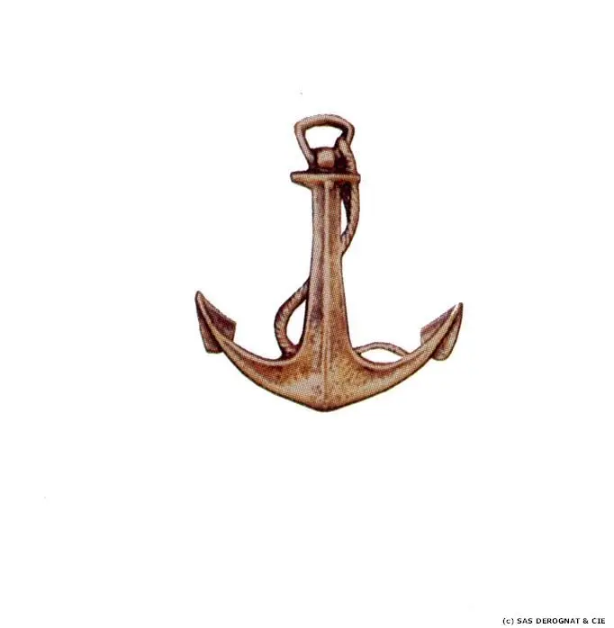 BRONZE / ANCRE SIMPLE 88 x 78 mm