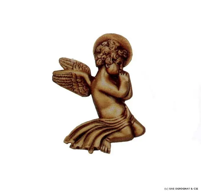 BRONZE / ANGE A GENOUX 120 x 95 mm