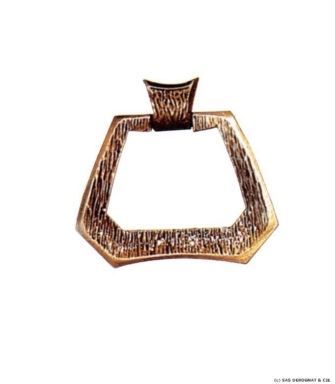 BRONZE / ANNEAU MODERNE 140 x 125 mm