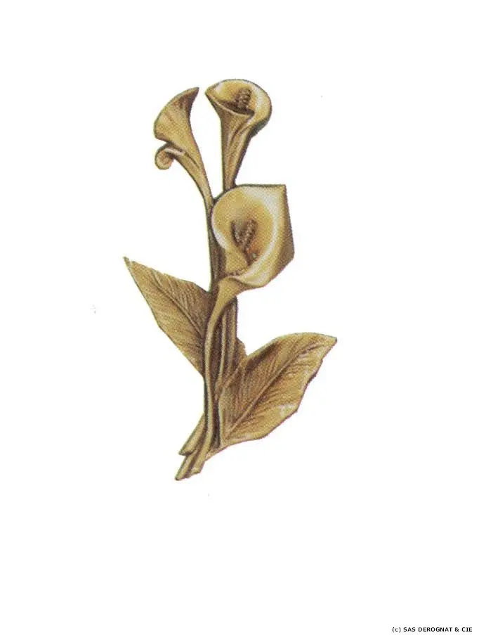 BRONZE / GERBE D'ARUM 150 mm