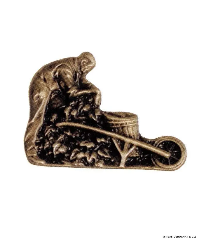 BRONZE / LE JARDINIER PM DETOURE 70 x 90 mm