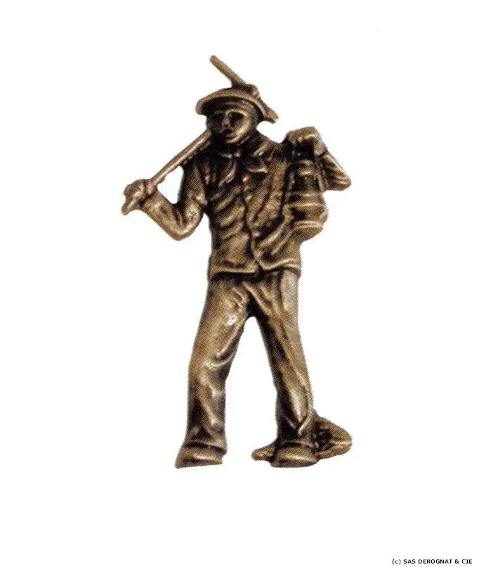 BRONZE / LE MINEUR PM DETOURE 120 x 60 mm
