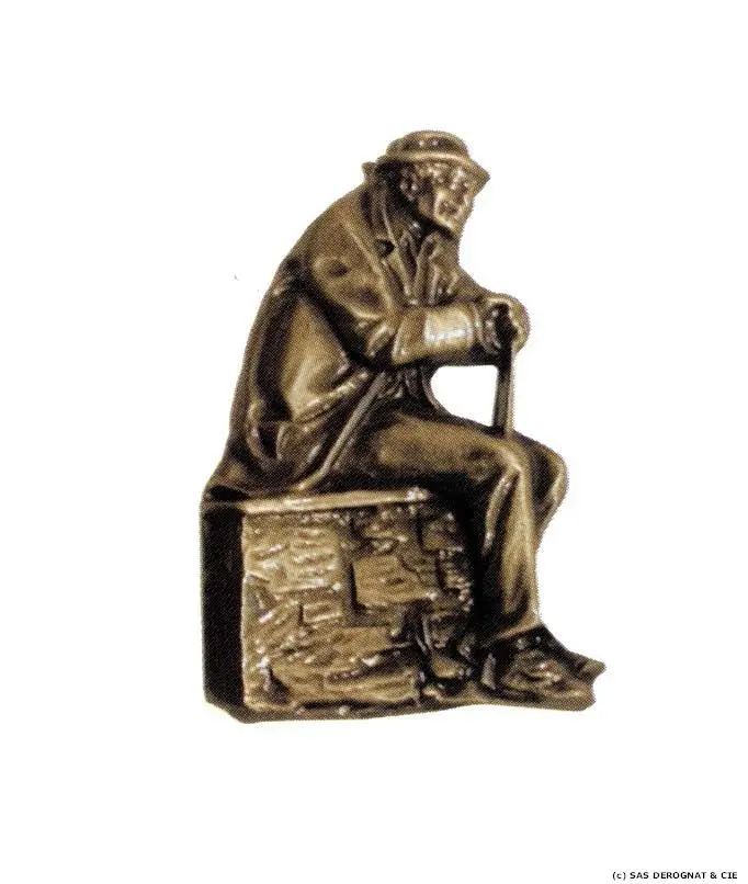 BRONZE / LE PAPY PM DETOURE 110 x 70 mm