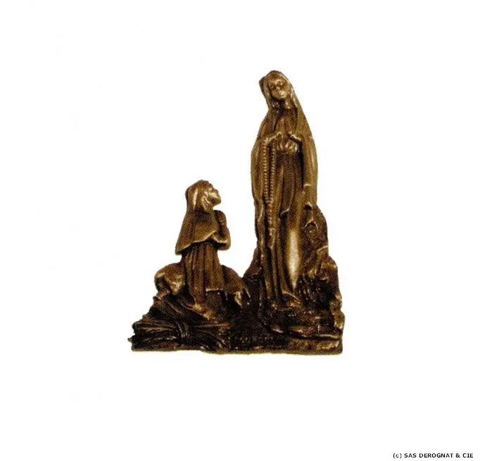 BRONZE / VIERGE DE LOURDES 80 mm
