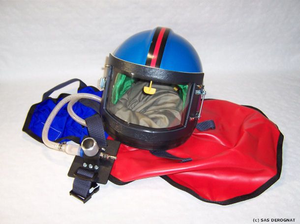 CASQUE SABLAGE BALI F400 PANORAMIQUE AVEC 5M TUYAU * F400 + S919