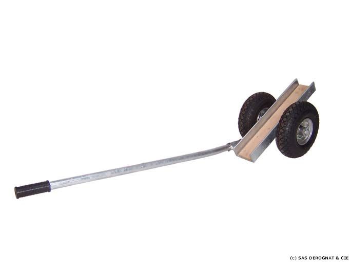 CHARIOT PORTE-TRANCHE CAPACITE 750 KILOS AVEC BARRE AMOVIBLE
