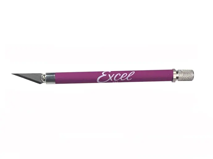 COUTEAU SCALPEL EXCEL MINI SUPER GRIP VIOLET PM