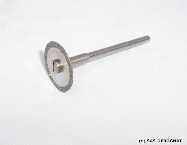 DEPOT ELECTRO / DISQUE DIAMANT S/TIGE VISSEE 3 mm D18 mm * 910180