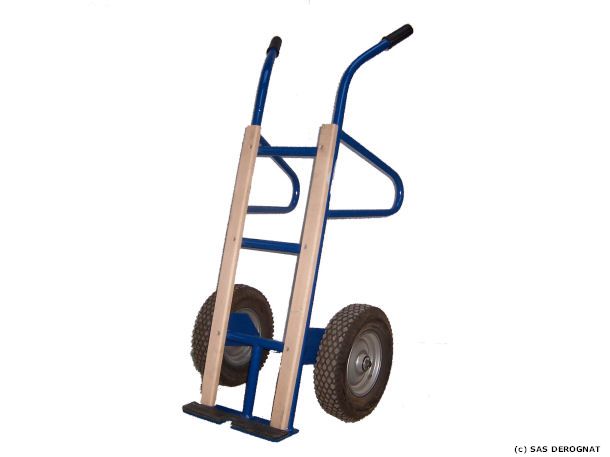 DIABLE MARBRIER GRANDES ROUES D400 GONFLABLES * CAPACITE 750 KILOS