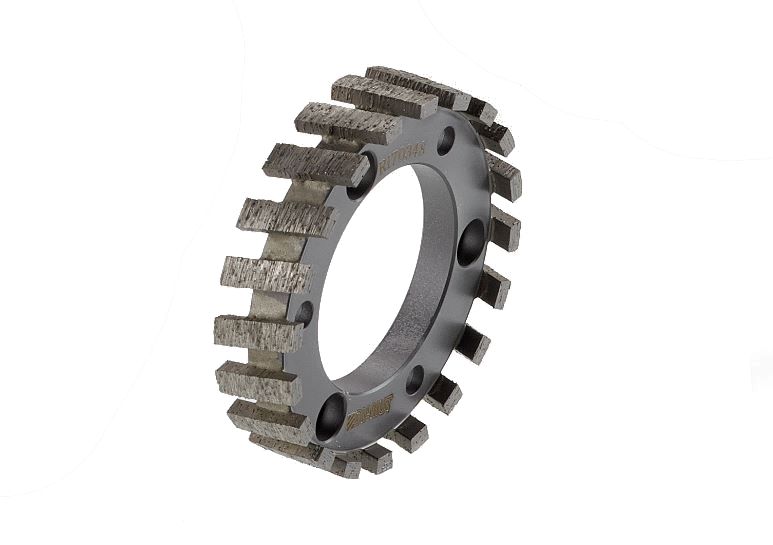 DIAMUT / MEULE EBAUCHE DECAISSE 20 SGTS D85 mm X 20 mm D427 ALESAGE 50 + 6 TROUS