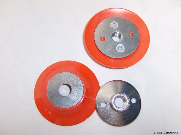 DISQUE SPAMZEC / PORTE DISQUE D 80 mm M14/200 (Pour Disque D127) 