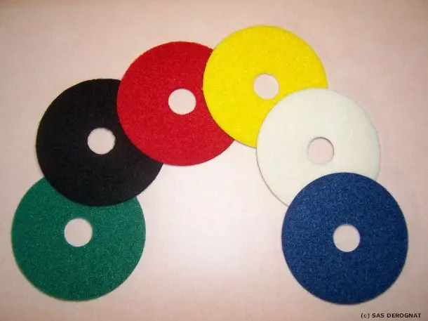 DISQUE VELCRO D115 SOUPLE * JEU DE 6 * 6002J