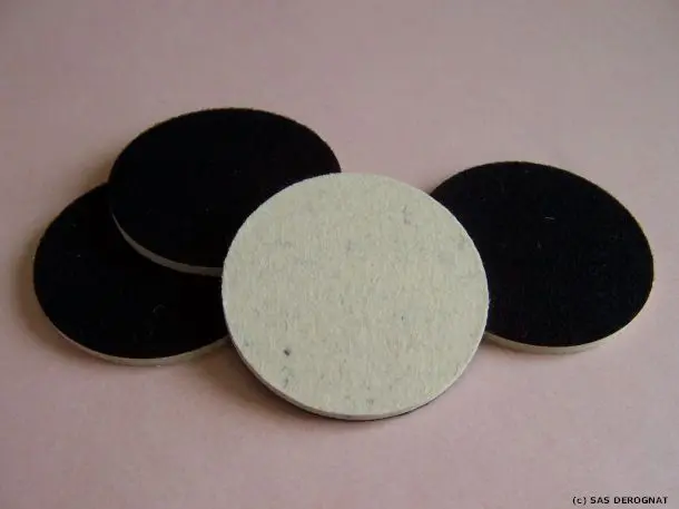 FEUTRE 100 X 5 VELCRO DENSITE 640 GRANIT