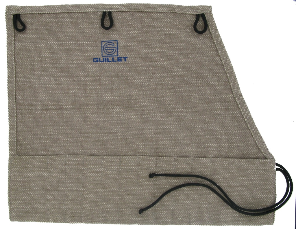 GUILLET / TROUSSE NECESSAIRE GRAVURE POUR 8 OUTILS EN TISSU 
