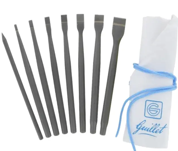 GUILLET / TROUSSE UNIVERS EUROP 7 CISEAUX 2E + 1 POINTE A TRACER