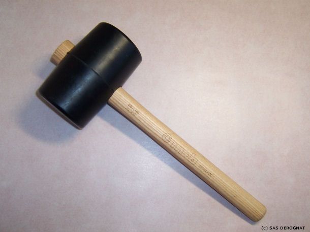 MAILLET DYNACHOC D90 CAOUTCHOUC NOIR