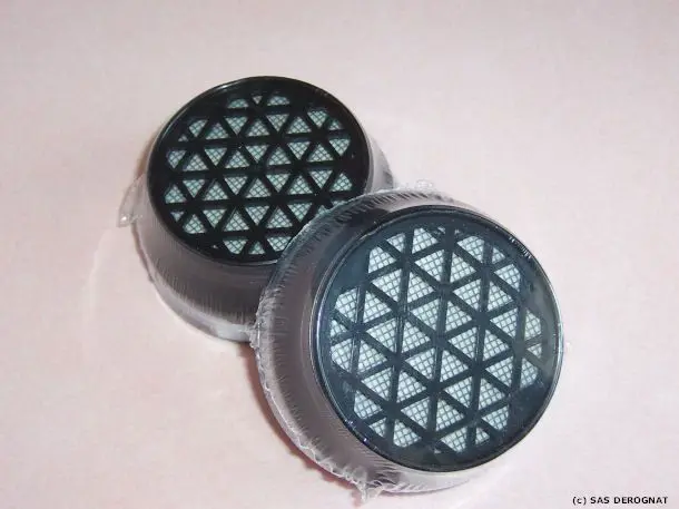MASQUE POUSSIERE / FILTRE DE RECHANGE P3 * LA BOITE DE 2 FILTRES