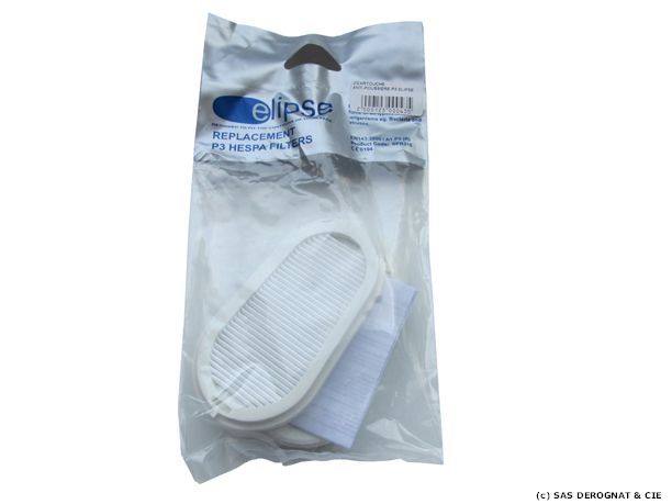 MASQUE PROTECTION ELIPSE / CARTOUCHE ANTI-POUSSIERE P3 (PACK DE 2)