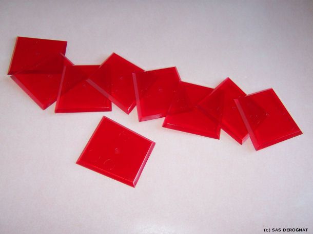 MASTIC / JOINT * SPATULE SOUPLE ROUGE