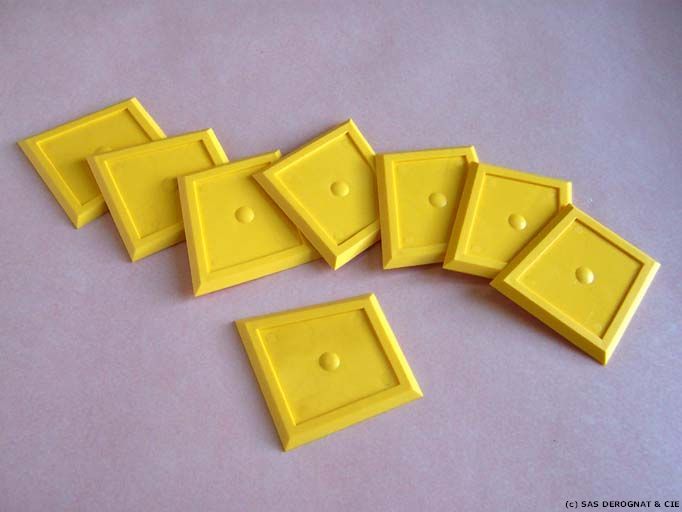 MASTIC / JOINT * SPATULE TRES SOUPLE JAUNE