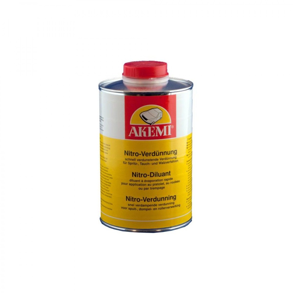 MASTIC AKEMI * NITRO DILUANT * BIDON 1 LITRE * 90301