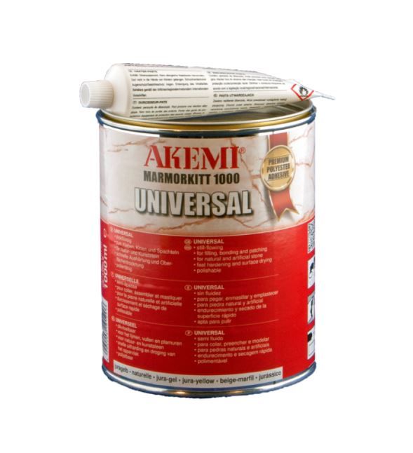 MASTIC AKEMI UNIVERSAL 1 L BLANC + REACTIF * 10108