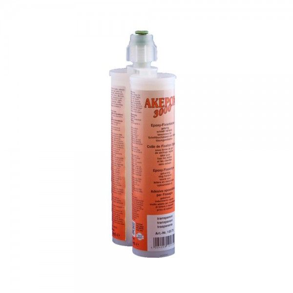 MASTIC AKEPOX * CARTOUCHE 395 ML GEL MIX 3000 TRANSPARENT * 10575