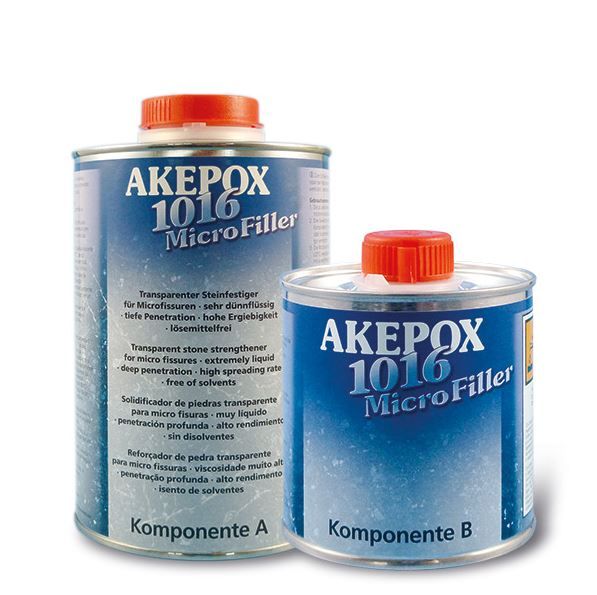 MASTIC AKEPOX 1016 * CONSOLIDEUR DE PIERRE ENS. BTES 1KG * 11785