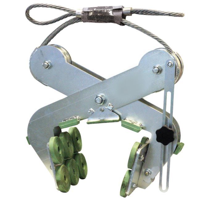 PINCE DE LEVAGE A CABLE 1400 KG * 12 TAMPONS