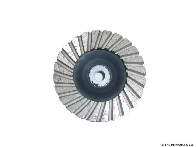 PLATEAU DIAMANT "CHOC ABSORBER" COURONNE D100 mm 14/200 GR 0