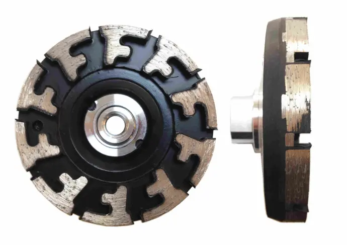 PLATEAU DIAMANT "CHOC ABSORBER" SEGMENTS "F" (FEROCE) D100 mm 14/200 GR 0
