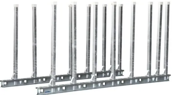 RAIL DE STOCKAGE IRAXX 2 RAILS LONGUEUR 3 M + 16 TUBES CARRE 1,5 * 137328