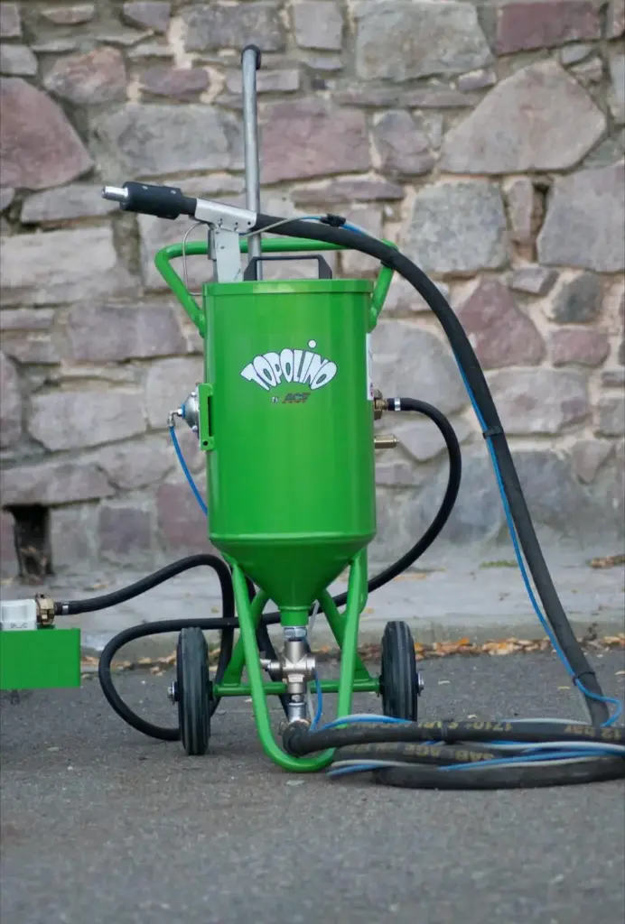 SABLEUSE TOPOLINO 18 LITRES AUTOMATISEE * TUYAU 5M + FILTRATION CASQUE F057/F036