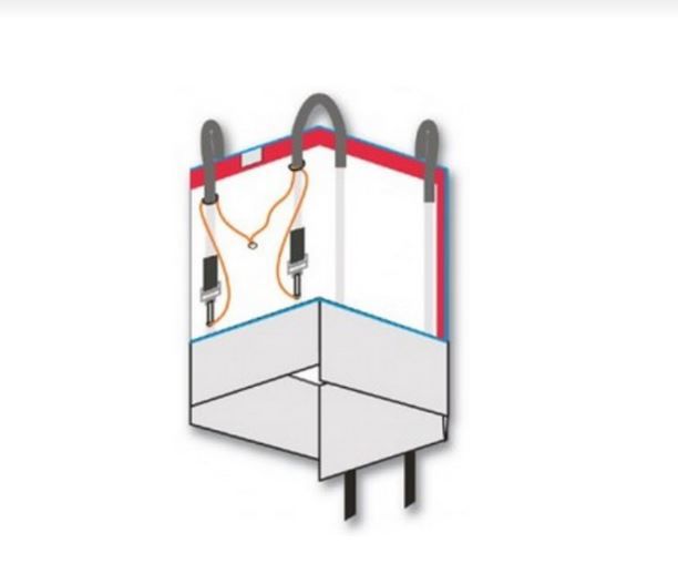 SAC A GRAVATS SOUPLE PETIT MODELE 500 LITRES 1000 KG * 710 X 710 X 700 mm