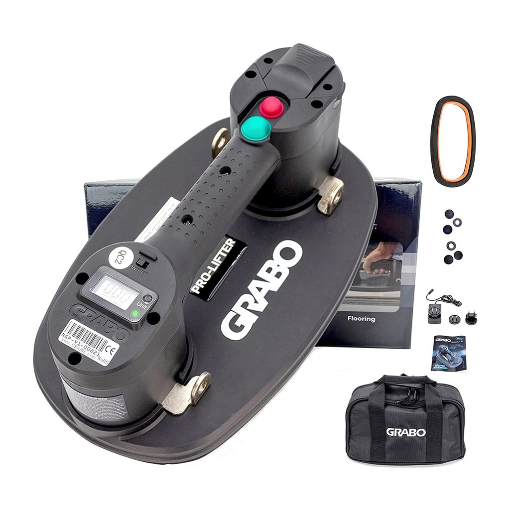 VENTOUSE ELECTRIQUE GRABO PRO SUR BATTERIE TOUTES SURFACES * NOUVEAU MODELE