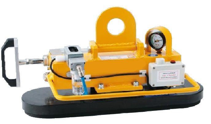 VENTOUSE EP 300 UNI PAD POMPE MANUELLE ET VENTURI 540X150 SURFACE MIXTE 300 KG + ALARME