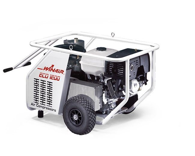 WINAIR / COMPRESSEUR SC 1200 ECO 1200L/mn 8 BARS HONDA 13CV POIDS 80 KG DEMARREUR ELECTRIQUE