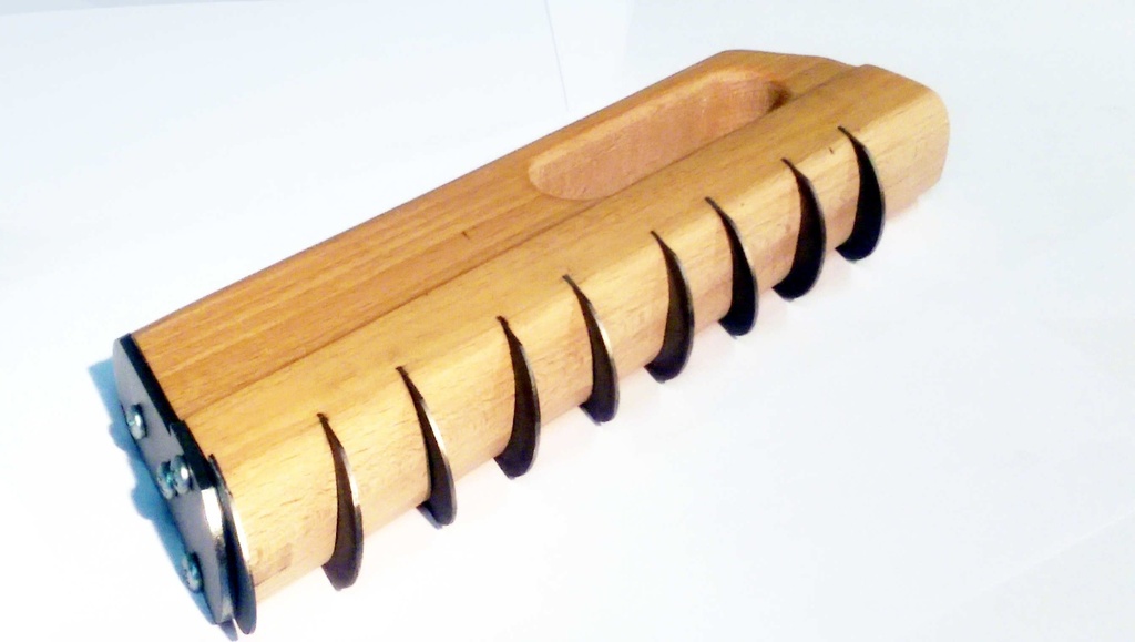 J/CHEMIN DE FER ROND PLAT