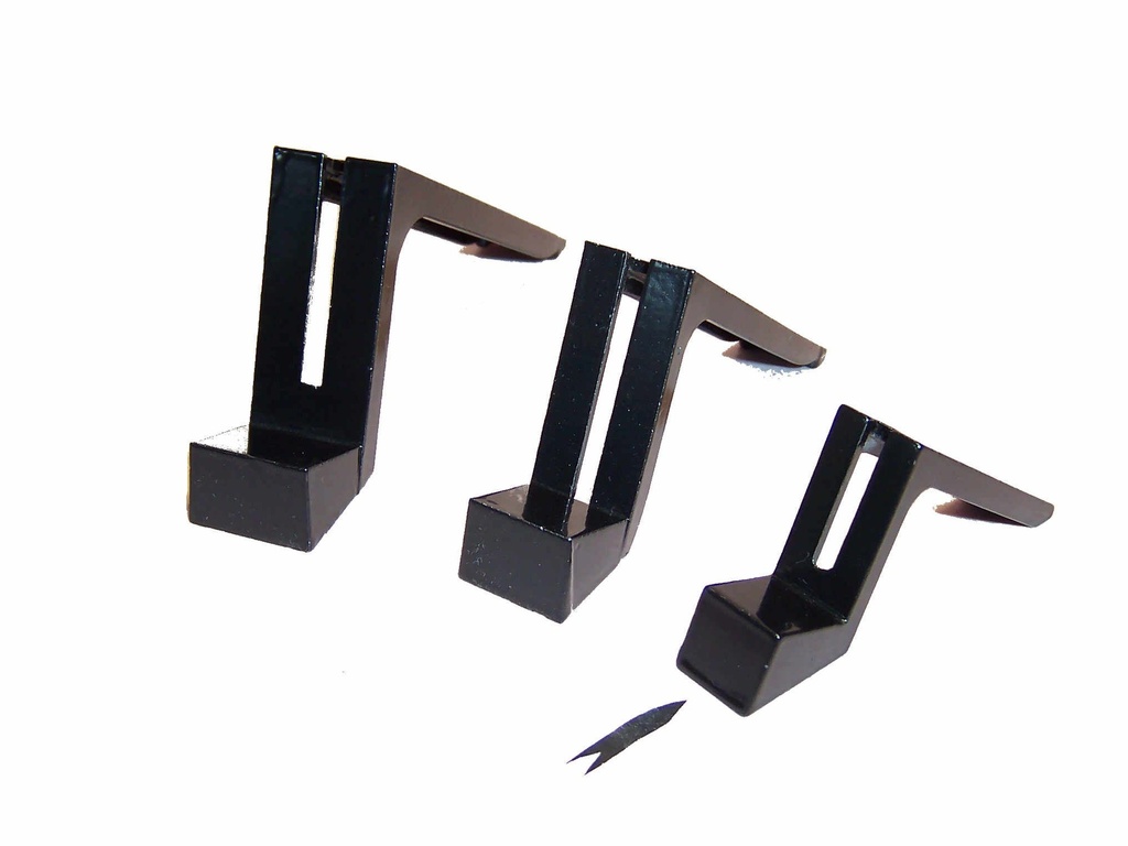 ALUMINIUM / EMBASE FIXE NOIRE REF 417