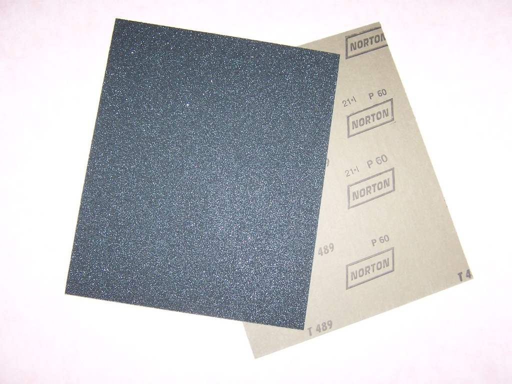 FEUILLE ABRASIVE WATERPROOF NORTON 230 x 280 mm T489