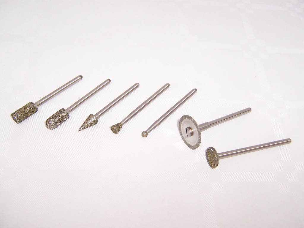 DEPOT ELECTRO / FRAISE DIAMANT PIERRES ET MARBRES SUR TIGE 3mm