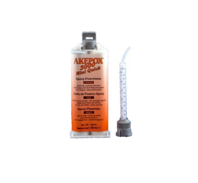 MASTIC AKEPOX * CARTOUCHE 50 ml GEL MIX 3000 (24)